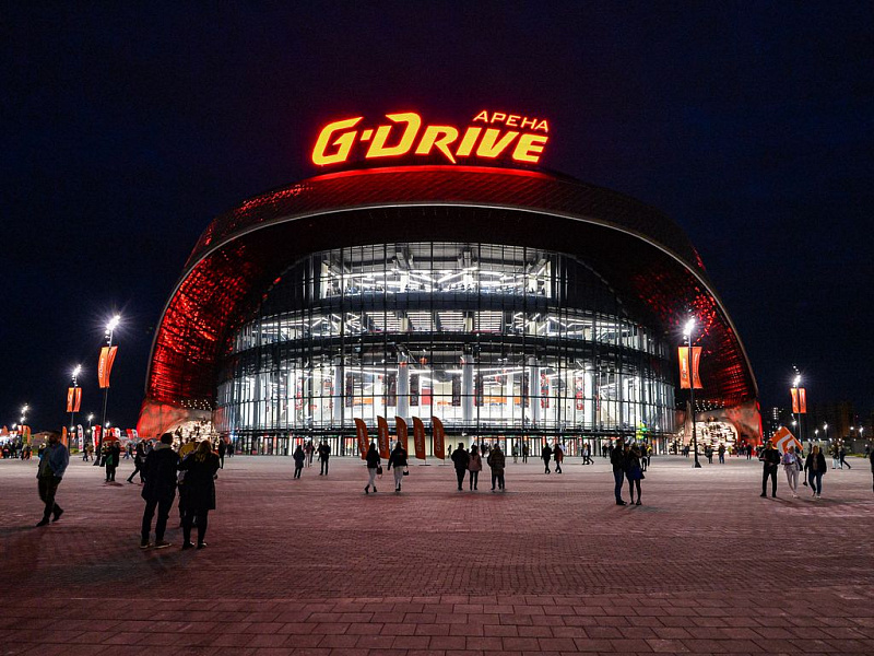 Комплексное оформление стадиона G-Drive arena город Омск